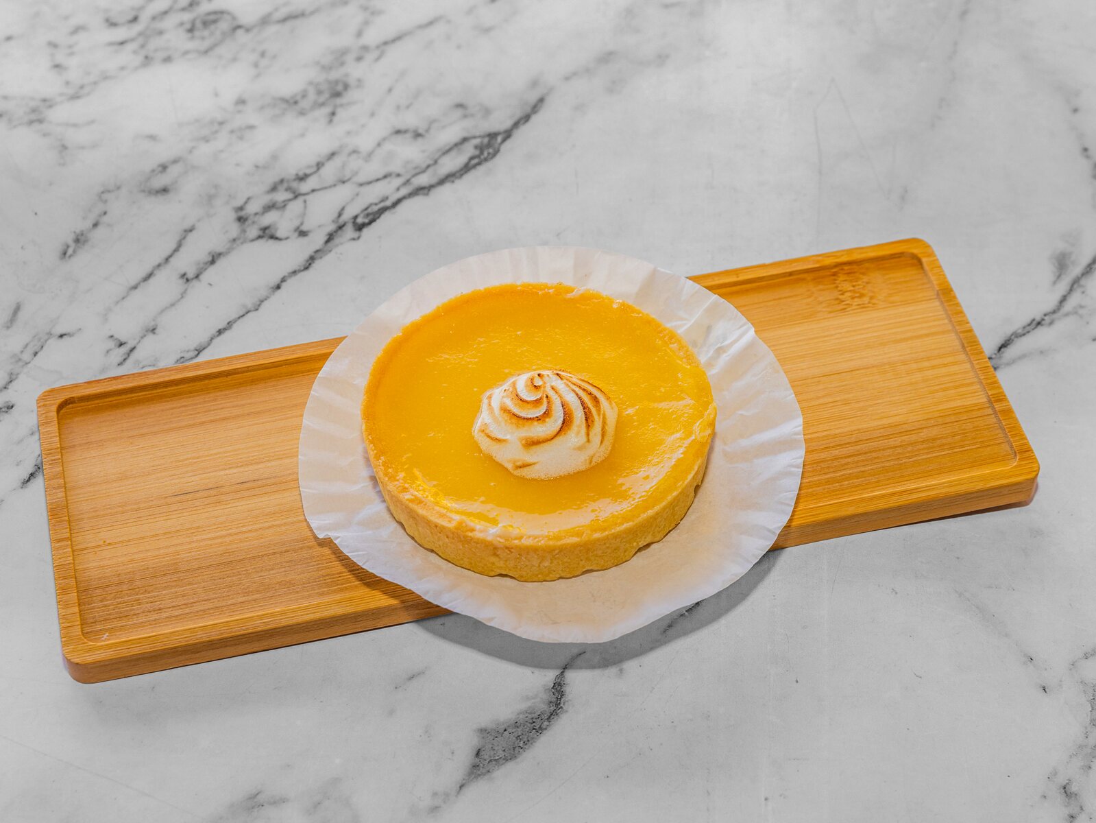 Peaberry Lemon Crème Brûlée Tart